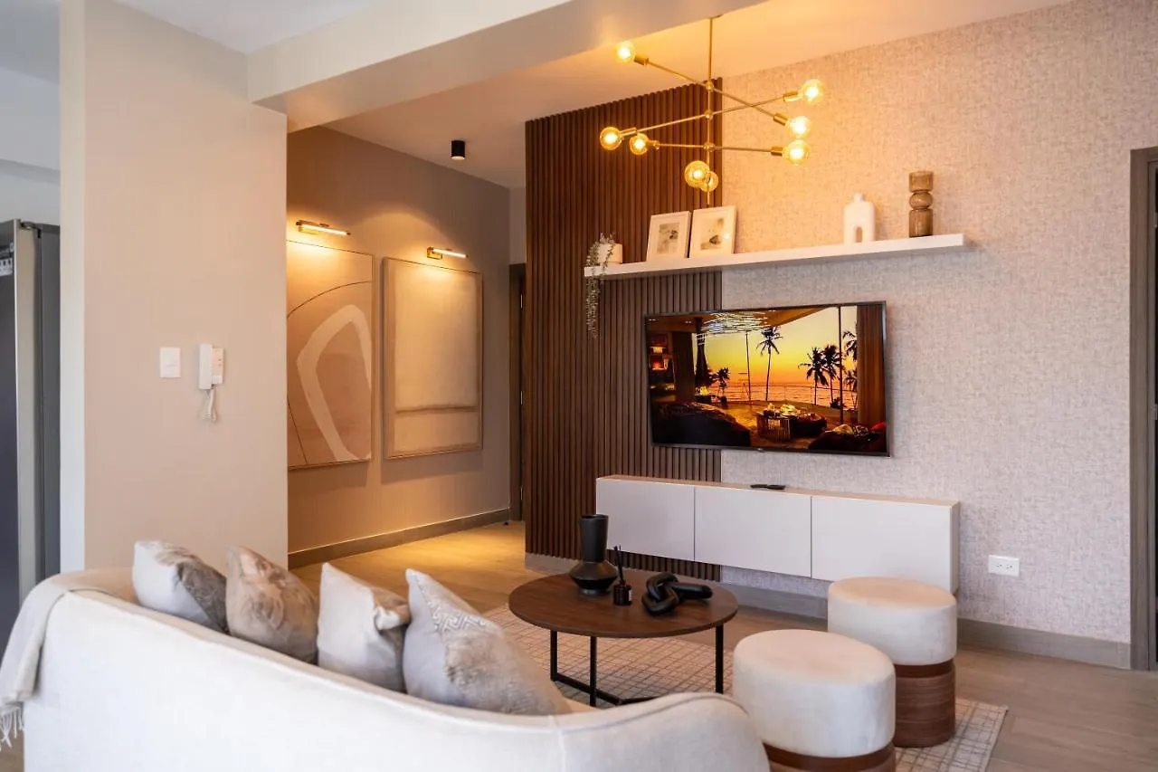شقة Luxury 2Bedr, 2 Balcony Pool, Gym, Downtown سانتو دومينجو